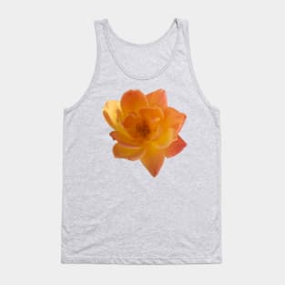 Orange Flower Tank Top